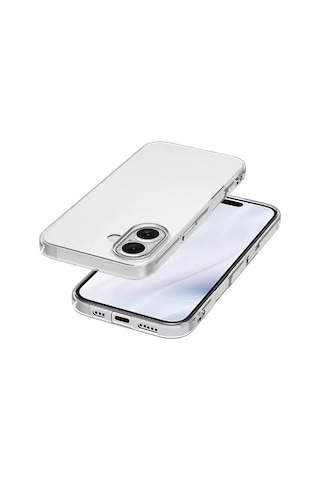 Spia Apple İphone 17 İle Uyumlu Kılıf Şeffaf Premier Silikon Orijinal Apple İphone 17 İle Uyumlu, Şeffaf 50 x 22