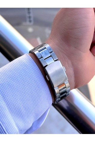 Coliseum Çelik Kordon Takvimli Kadran Kutulu Seri Erkek Kol Saati Ft.aas.ı016