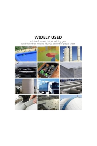 Xurunkeji 40 Mm Düz Geniş Ağızlı Kaynak Ucu Sıcak Hava Tabancaları İçin Kolay Değiştirilebilir Paslanmaz Çelik Kaynak Ucu