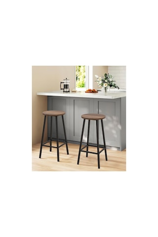 Esyala Riva 2'li Tabure Barok Siyah