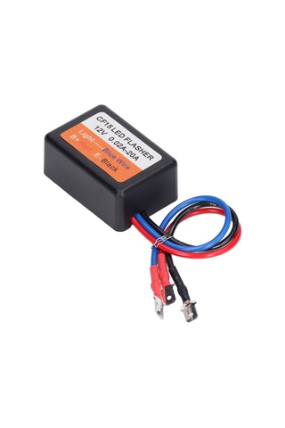 Vkemall 12v Araba Led Flaş Kontrolörü - Otomatik Strobe Modülü, 0.02-20a Akım, 45-75 Kez/ Dakika Frekansı, Su Geçirmez Röle