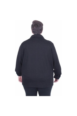 Starbattal Erkek Büyük Beden Uzun Kollu Gömlek 25727 Sıyah Siyah