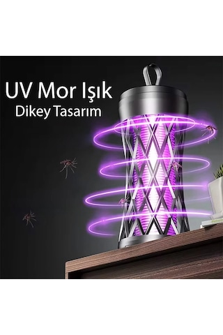 Ezere Tx-wd02 Uv Işıklı Elektrikli Sivrisinek Kapanı- 5775 Siyah