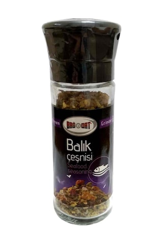 Bağdat Balık Çeşnisi Değirmen Kapak Cam 45 G