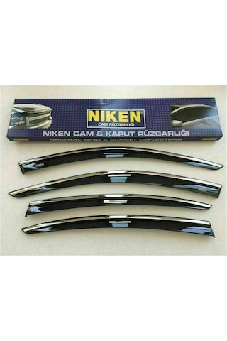 Niken Opel Astra J 2009- Kromlu Cam Rüzgarlığı 4lü