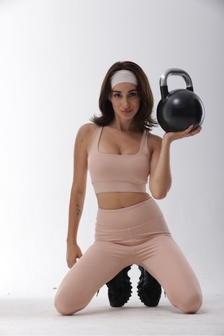 Micro Polyester Pudra Toparlayıcı Sporcu Bra Pudra