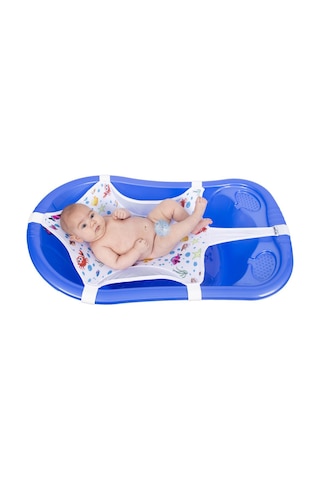 Sevi Bebe SEV-693 Desenli Havlu Bebek Banyo Filesi Beyaz