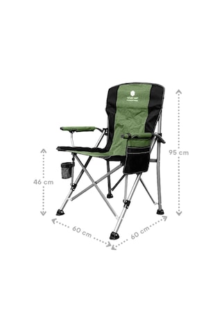 Windcamp Katlanabilir Yeşil Lüx Kamp Sandaylesi Som00006169 Yeşil