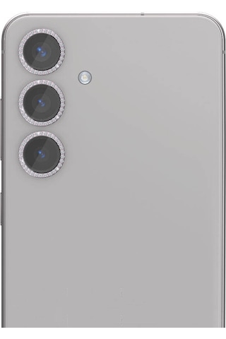Mobilefix Galaxy Uyumlu S24 Diamond Kamera Lens Koruyucu Cam Filmi-sarı Sarı