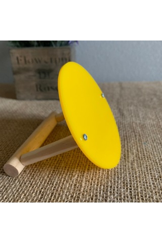 Vkemall Kuş Eğitimi İçin Ahşap-akrilik Dikey Platform, 9.5x9.5x8cm Oyun Ve Egzersiz İçin Kuş Sandalyesi