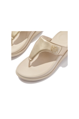 Roncato 675 Platino Sandalet Kadın Diğer Iw4-090 /675 Fitflop F-mode Go Beadie-button Adjustable Toe-post PLATİN