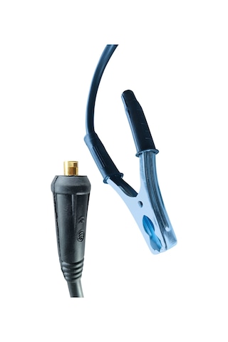 1 Kablolu Topraklama Kaynak Kelepçesi, Kablo Takım: 1 6mm2, 200a, 130 Cm