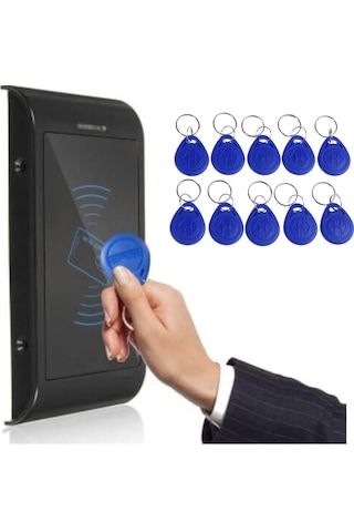 Wozlo Chip TK4100 Rfid Manyetik Anahtarlık Tag Göstergeç Proximity Anahtarlık 10 Adet