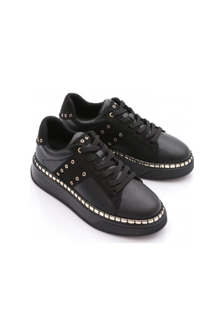 Dgn B07 Kadin Sneaker Ayakkabi Siyah