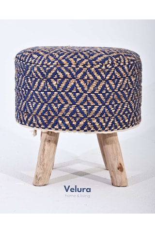 Montana Blue - Puf Mavi