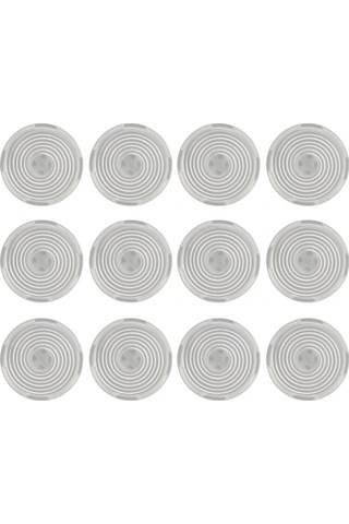 12 Adet Arcade Düğme Kılıfı Yedek Mekanik Basmalı Düğme Kılıfları Kailh, Cherry, Ttc, Akko Ve Glorious Anahtarlar İçin Beyaz