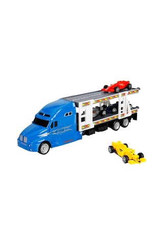 1:48 Maxx Wheels Transporter Tır 30 Cm - Mavi