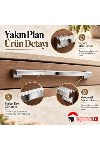 Haskan Side Kulp Krom 160 - 192 Mm