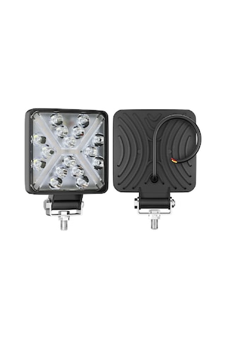 2 Adet X Angel 180w 12-24 Volt Kare Spot Far Oto Çalışma Lambası Atv Kamyon Tır Traktör Offroad