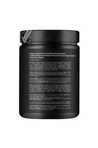 Kingsize Nutrition Creatine Powder 390 Gr - Tropikal Meyve