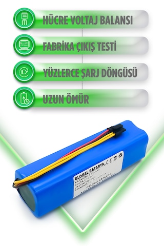 Arçelik Robo Rs 9034 Hm Uyumlu Batarya 5200mah