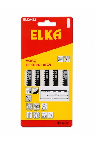 Ağaç Dekupaj Ağzı 5 Li Set Hızlı Kesim, 75 Mm, Ahşap & Pvc Uyumlu