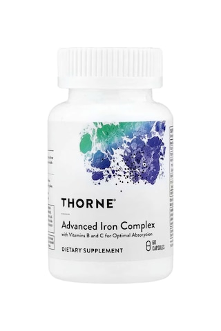 Thorne Advanced Iron Complex, 60 Capsules.usa.abd Menşei.