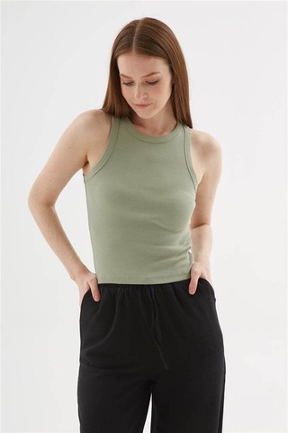 Halter Yaka Atlet Haki Çok Renkli