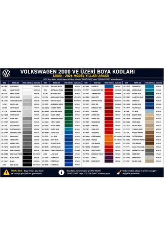 Volkswagen Lp3g Flash Kırmızı Rötuş Boyası