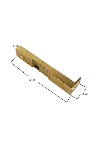 Pirinç Gömme Kapı Sürgü 10 Cm