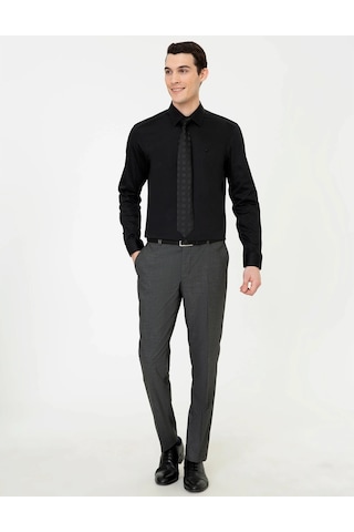 Pierre Cardin Siyah Slim Fit Uzun Kollu Klasik Gömlek G021sz004.000.1408891.vr046 Siyah