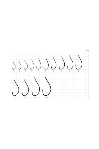 Sasame F-706 No:6 Seigo Sliced Black Nikel Olta İğnesi 12 Adet Standart