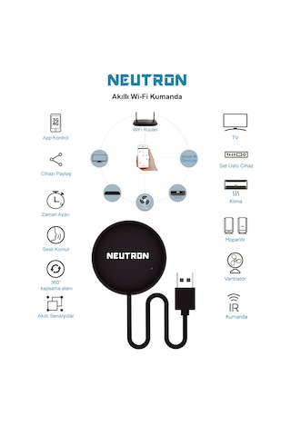 Neutron Ntl-ır-02s Akıllı Wi-fi Kumanda