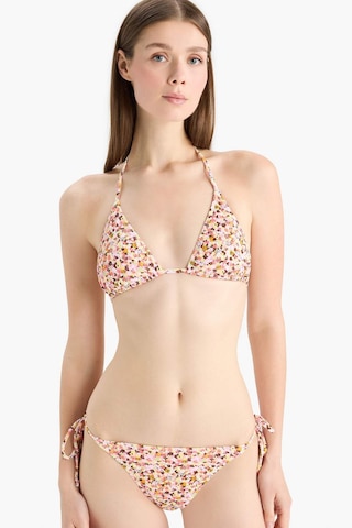 Defacto Regular Fit Çiçekli Bürümcük Üçgen Bikini Üstü-fall İn Love E2576ax25smrd194 Kırmızı