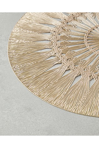 Glow Pvc 2'li Amerikan Servis 38 Cm Gold