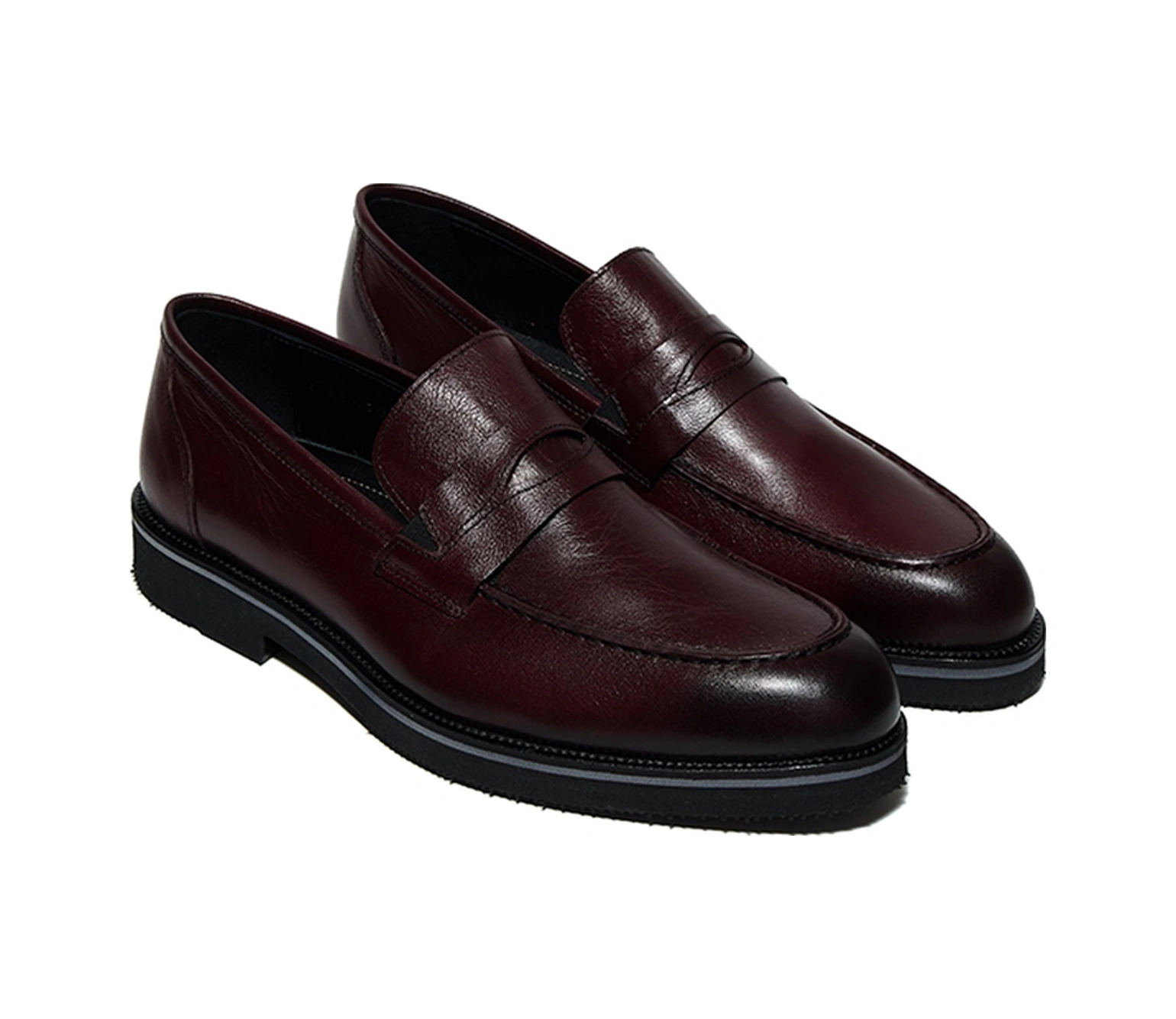 Bestello Bağcıksız Eva Taban Loafer 331-46610 Erkek Ayakkabı Bordo