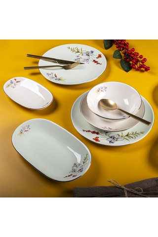 Aryıldız Violet 6 Kişilik 29 Parça Yemek Takımı