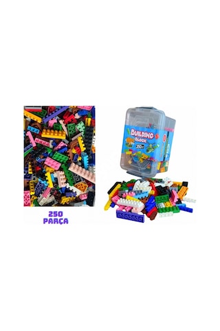 250 Parça Yapı İnşaat Blokları Kaliteli Kırılmaz Malzeme Yerli Üretim Building Blocks