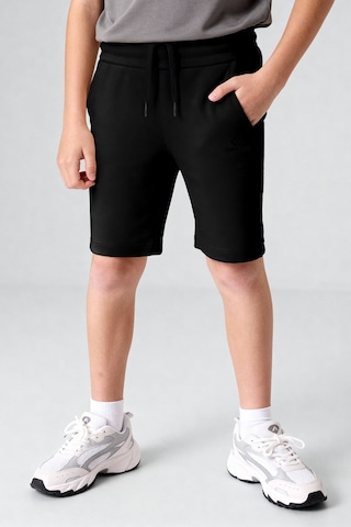Tommylife Siyah Standart Fit Basic Performans Erkek Çocuk Şort - 11303 Siyah