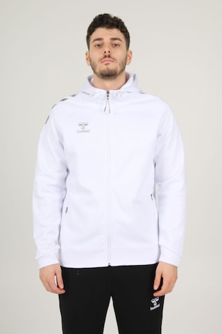 Hummel Armin Pro Pamuklu Sweatshirt Beyaz