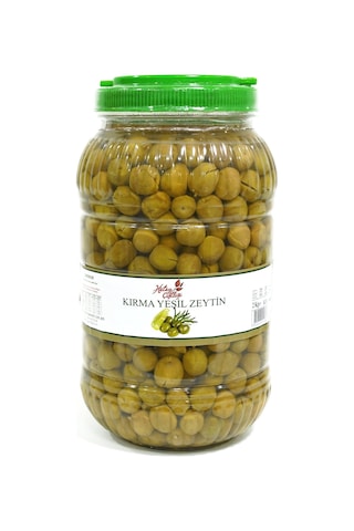 Hatay Çiftliği Kırma Yeşil Zeytin 2 KG
