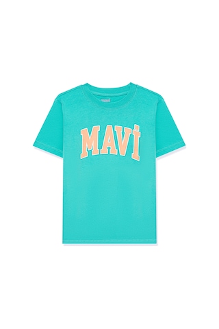 Mavi - Mavi Logo Baskılı Yeşil Tişört 7610109-71724 Yeşil