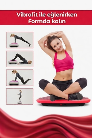 Egzersiz Plak 3d Titreşimli Müzikli Fitness İçin Tam Tüm Vücut Titreşimli Makine