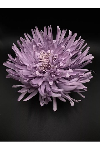 Amely Rid Kumaş Büyük Broş Toka "kore Pembesi Çiçeği" 196354931 Lavanta