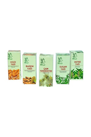 Doğan Baharatçılık Saç Bakım Yağı Seti 5 x 50 ML