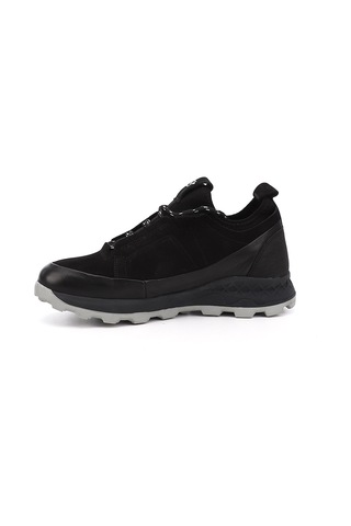 Gönderi(R) Erkek Siyah Bağcıklı Hakiki Deri Comfort Sneaker Ddma74202211 Siyah