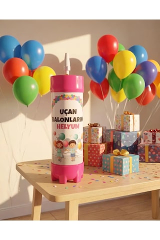 2.2 Kg Helyum Gazı - Uçan Balon Şişirme Gazı - Ses Değiştirme - Kullan At Tüp Şeffaf