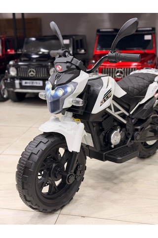 Akülü Motor 3-8 Yaş Beyaz