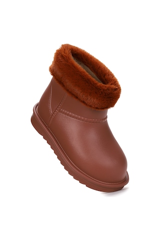 Kiko Kids Geta Su Geçirmez İçi Kürklü Kız Çocuk Eva Yağmur Kar Çizme Taba Taba