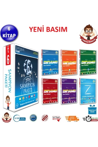 Tonguç Akademi 6. Sınıf Şampiyon Seti 2022 Hediyeli